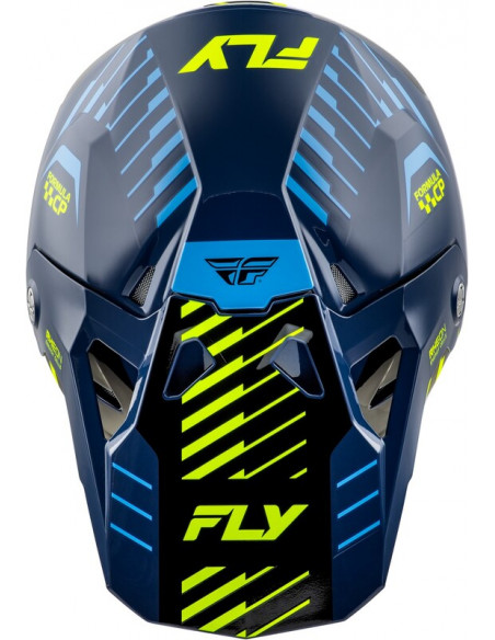 Casque FLY RACING Formula CP Slice - Navy/Hi-Vis/blanc
