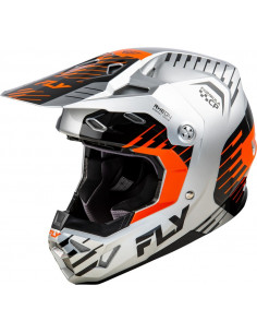 Casque FLY RACING Formula CP Slice - gris/orange/noir 2