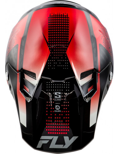 Casque FLY RACING Formula S Carbon Protocol - noir carbone/rouge