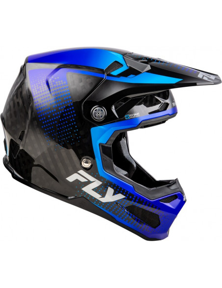 Casque FLY RACING Formula S Carbon Protocol - noir carbone/rouge