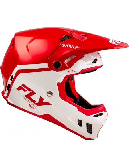 Casque FLY RACING Formula CC Objective - rouge/blanc