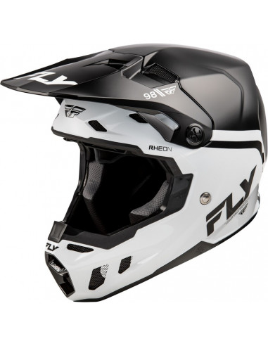 Casque FLY RACING Formula CC Objective - noir/blanc