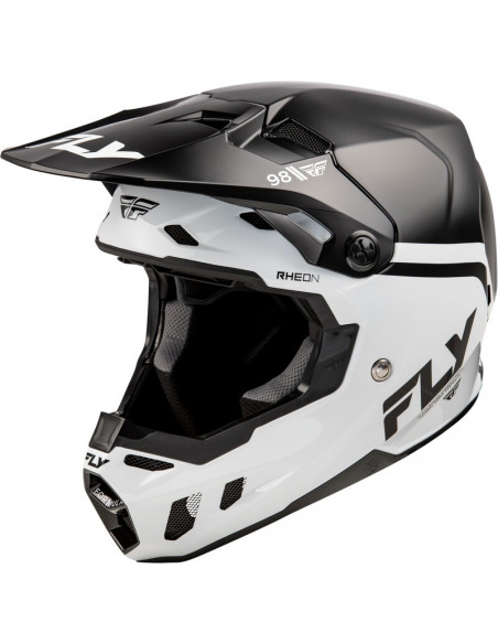 Casque FLY RACING Formula CC Objective - noir/blanc