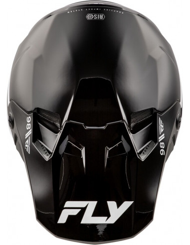 Casque FLY RACING Formula CC Objective - noir/blanc