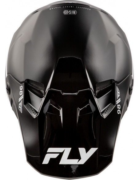 Casque FLY RACING Formula CC Objective - noir/blanc