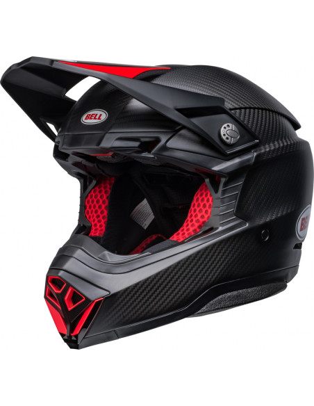 Casque BELL Moto-10 Spherical - Satin/Gloss Black/Red