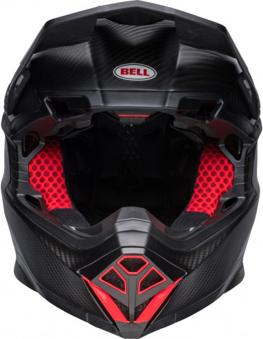 Casque BELL Moto-10 Spherical - Satin/Gloss Black/Red