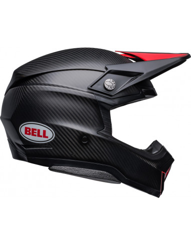 Casque BELL Moto-10 Spherical - Satin/Gloss Black/Red