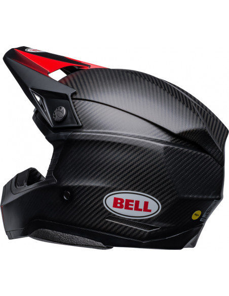 Casque BELL Moto-10 Spherical - Satin/Gloss Black/Red