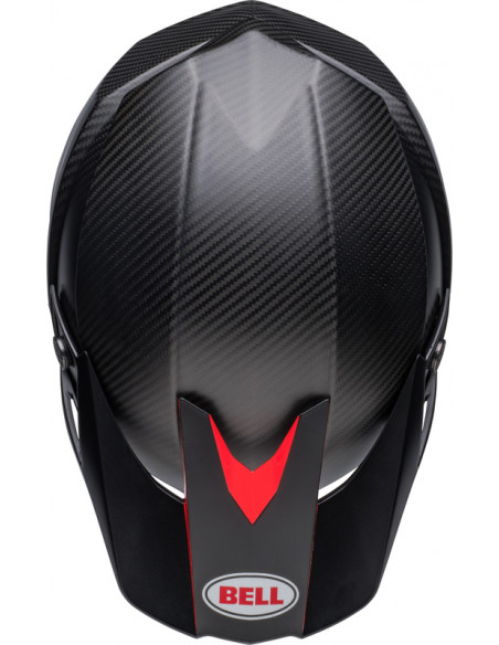 Casque BELL Moto-10 Spherical - Satin/Gloss Black/Red