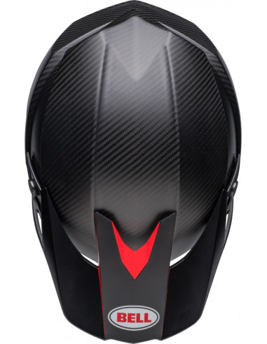 Casque BELL Moto-10 Spherical - Satin/Gloss Black/Red