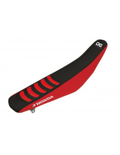 Housse de selle BLACKBIRD Double Grip 3 noir/rouge Honda CRF450R