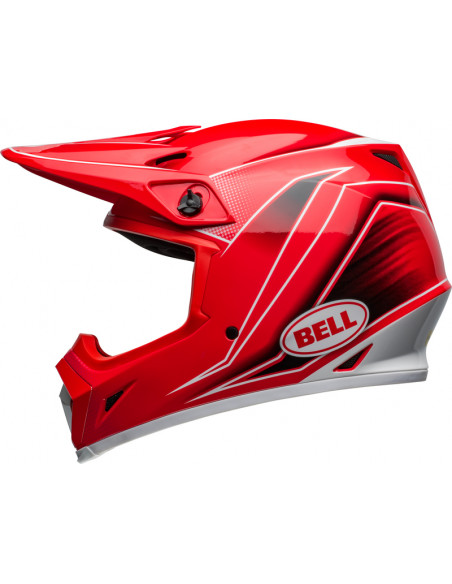 Casque BELL MX-9 Mips - Zone Gloss Red