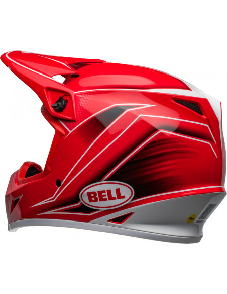Casque BELL MX-9 Mips - Zone Gloss Red