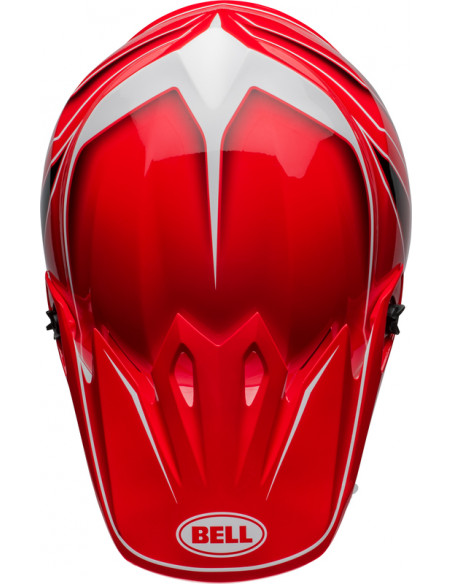 Casque BELL MX-9 Mips - Zone Gloss Red