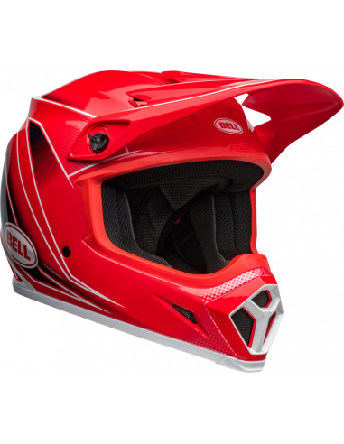Casque BELL MX-9 Mips - Zone Gloss Red