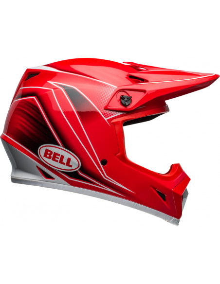 Casque BELL MX-9 Mips - Zone Gloss Red