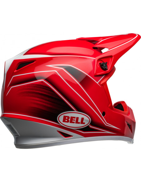 Casque BELL MX-9 Mips - Zone Gloss Red