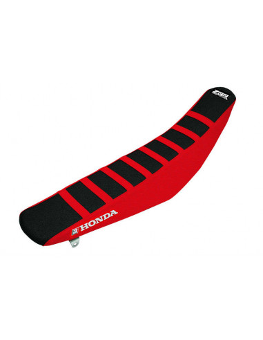 Housse de selle BLACKBIRD Zebra noir/rouge Honda CRF450R/RX