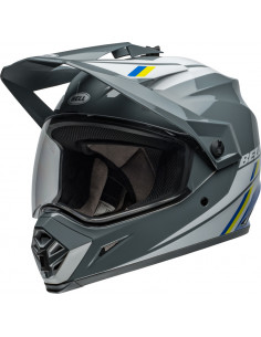 Casque BELL MX-9 Adventure MIPS - Alpine Gloss Gray/Blue