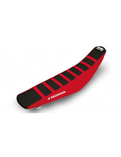 Housse de selle BLACKBIRD Zebra noire/rouge Honda CRF250/450R