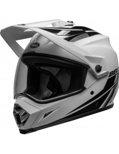 Casque BELL MX-9 Adventure MIPS - Alpine Gloss White/Black 2