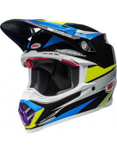 Casque BELL Moto-9S Flex - Pro Circuit 24 Gloss Black/Blue