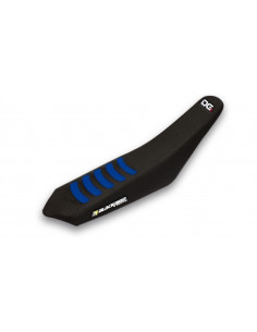 Housse de selle BLACKBIRD Double Grip 3 noir/bleu Sherco SE/SEF/SE-R/SEF-R