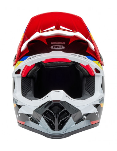 Casque BELL Moto-9S Flex - Renen Nova Gloss Black/Red