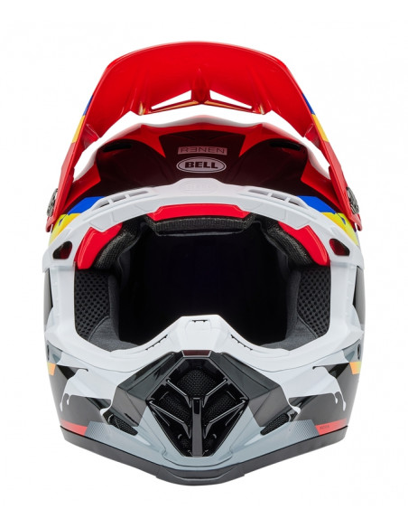 Casque BELL Moto-9S Flex - Renen Nova Gloss Black/Red