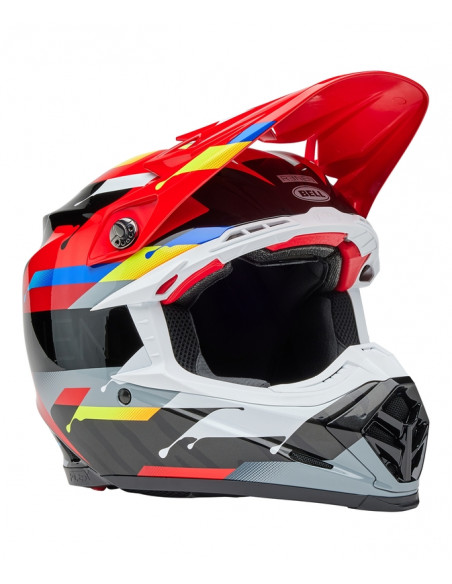 Casque BELL Moto-9S Flex - Renen Nova Gloss Black/Red