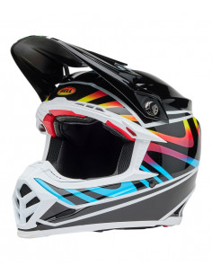 Casque BELL Moto-9S Flex - Drift Gloss Black Multi