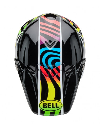 Casque BELL Moto-9S Flex - Drift Gloss Black Multi