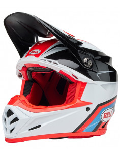 Casque BELL Moto-9S Flex - Merchant Gloss Red/Black 2