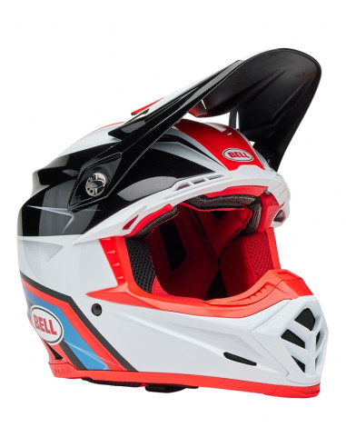 Casque BELL Moto-9S Flex - Merchant Gloss Red/Black