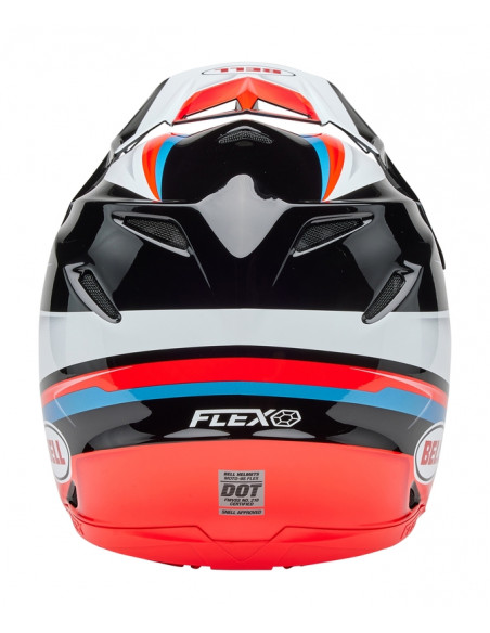 Casque BELL Moto-9S Flex - Merchant Gloss Red/Black