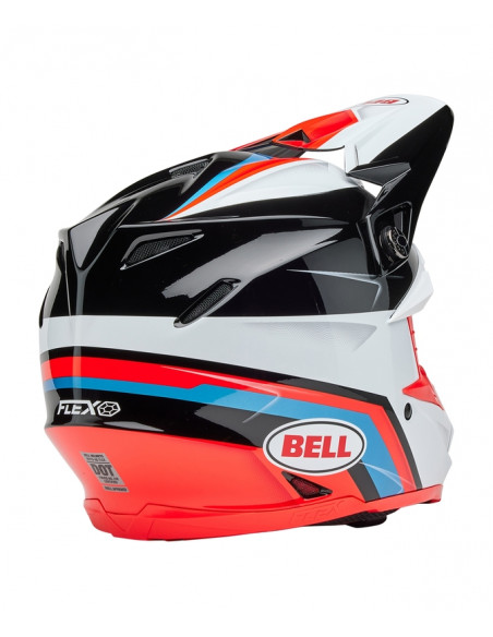 Casque BELL Moto-9S Flex - Merchant Gloss Red/Black