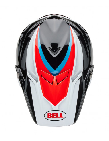 Casque BELL Moto-9S Flex - Merchant Gloss Red/Black