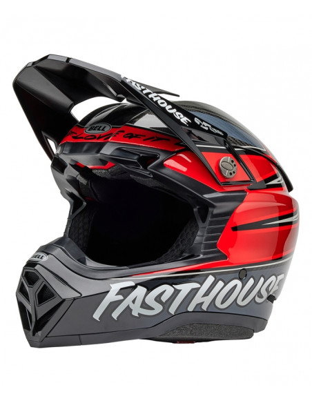 Casque BELL Moto-10 Spherical Mips - Fasthouse DITD 25 Gloss Gray/Red