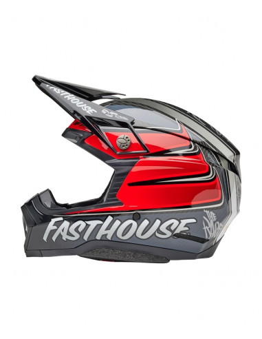 Casque BELL Moto-10 Spherical Mips - Fasthouse DITD 25 Gloss Gray/Red