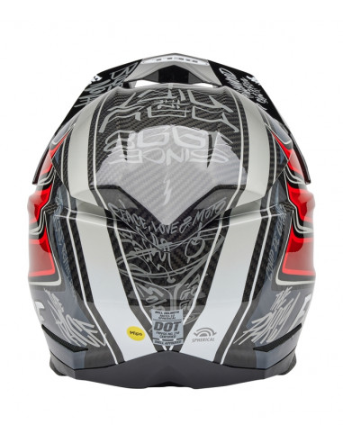 Casque BELL Moto-10 Spherical Mips - Fasthouse DITD 25 Gloss Gray/Red