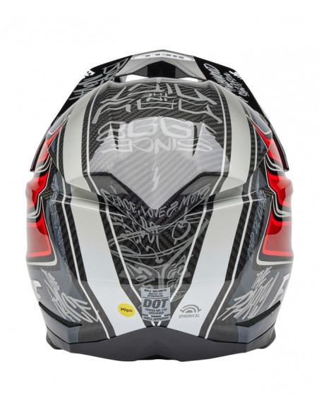 Casque BELL Moto-10 Spherical Mips - Fasthouse DITD 25 Gloss Gray/Red