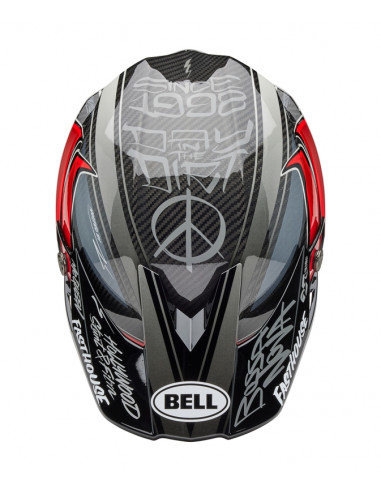 Casque BELL Moto-10 Spherical Mips - Fasthouse DITD 25 Gloss Gray/Red