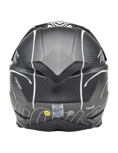 Casque BELL Moto-10 Spherical Mips - Fasthouse Raven Matte Black/White