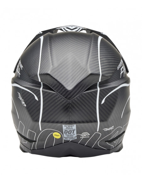 Casque BELL Moto-10 Spherical Mips - Fasthouse Raven Matte Black/White
