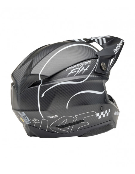 Casque BELL Moto-10 Spherical Mips - Fasthouse Raven Matte Black/White