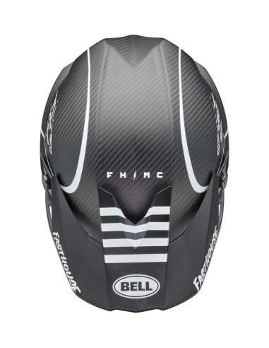 Casque BELL Moto-10 Spherical Mips - Fasthouse Raven Matte Black/White