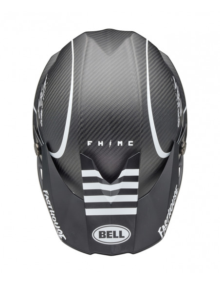 Casque BELL Moto-10 Spherical Mips - Fasthouse Raven Matte Black/White