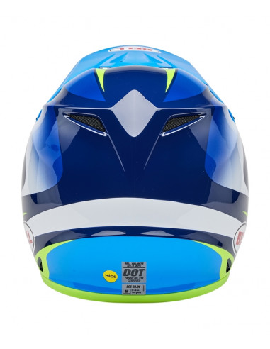 Casque BELL MX-9 Mips - Jackal Gloss Blue/Hi-Viz Yellow