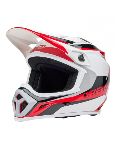 Casque BELL MX-9 Mips - Rift Gloss Red/White